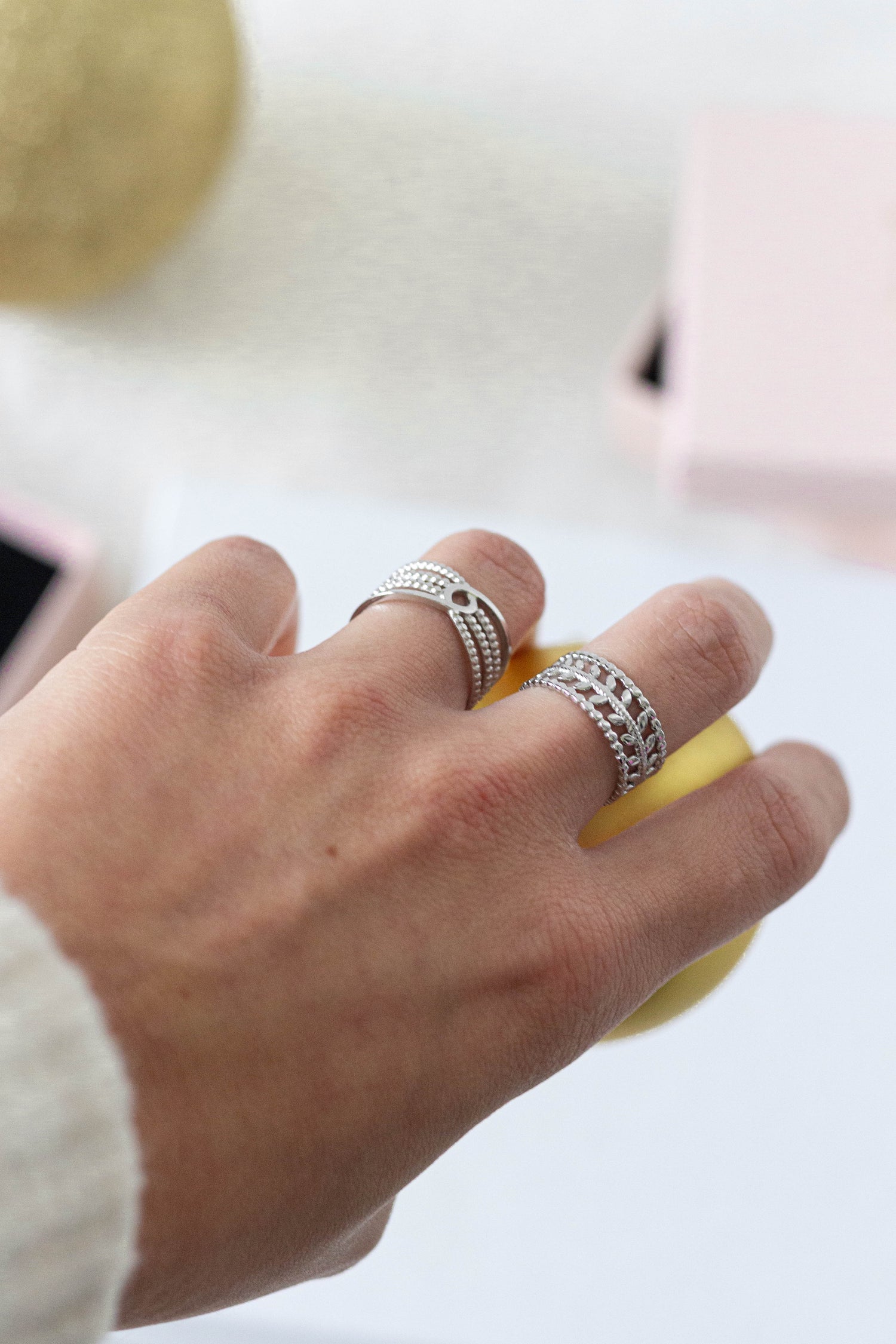 Bagues en acier inoxydable