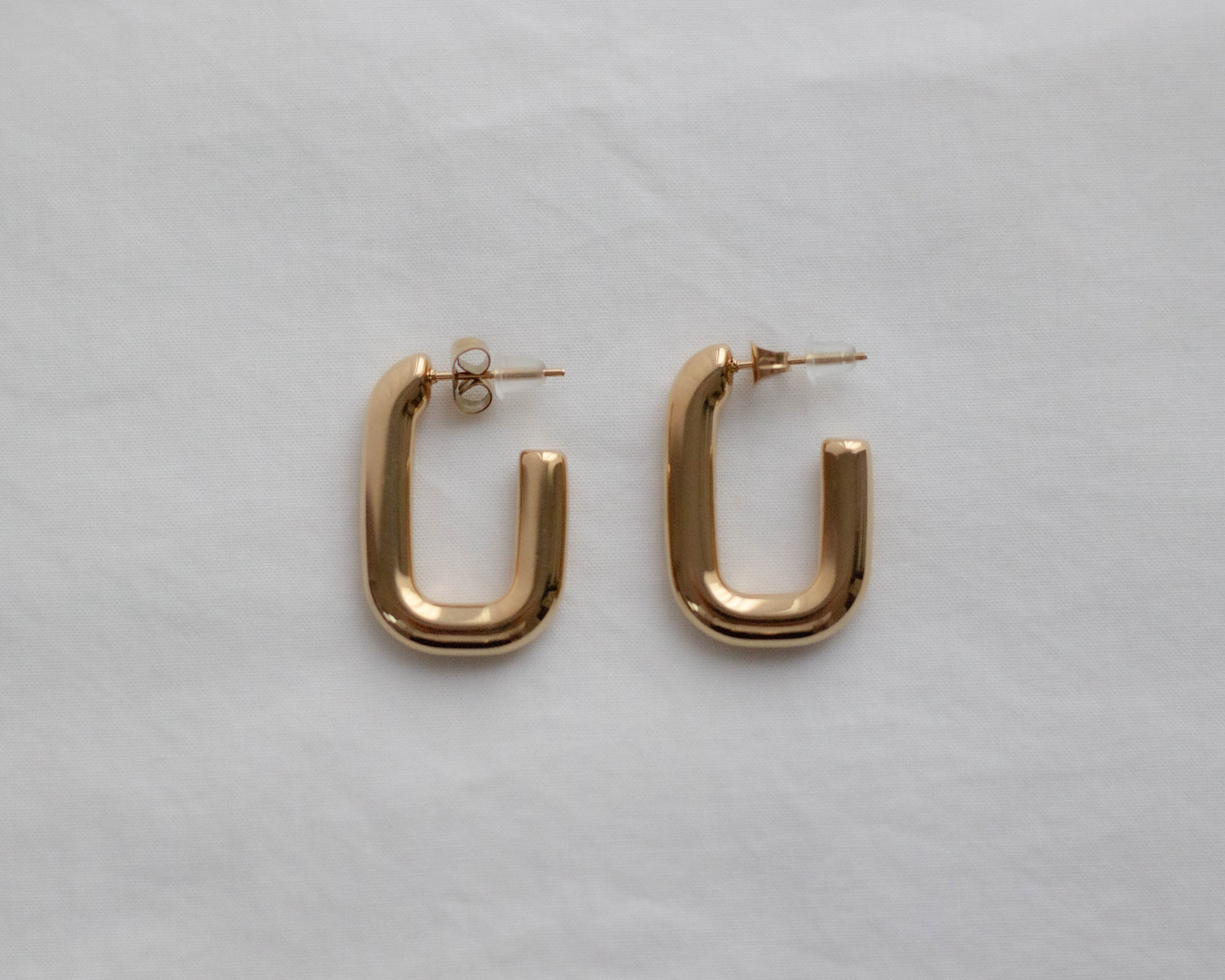 Boucles d'oreilles en acier inoxydable