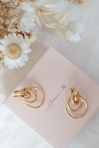 Boucles d'oreilles Sereine.