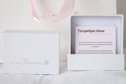 Box témoin avec bijou mystère