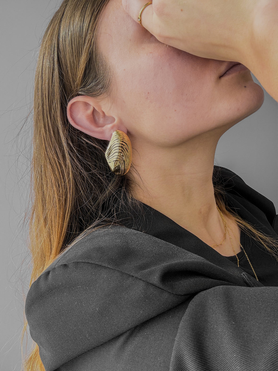 Boucles d'Oreilles Naturelle