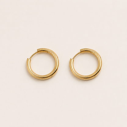Boucles d'oreilles Personnalisables | Anneau moyen
