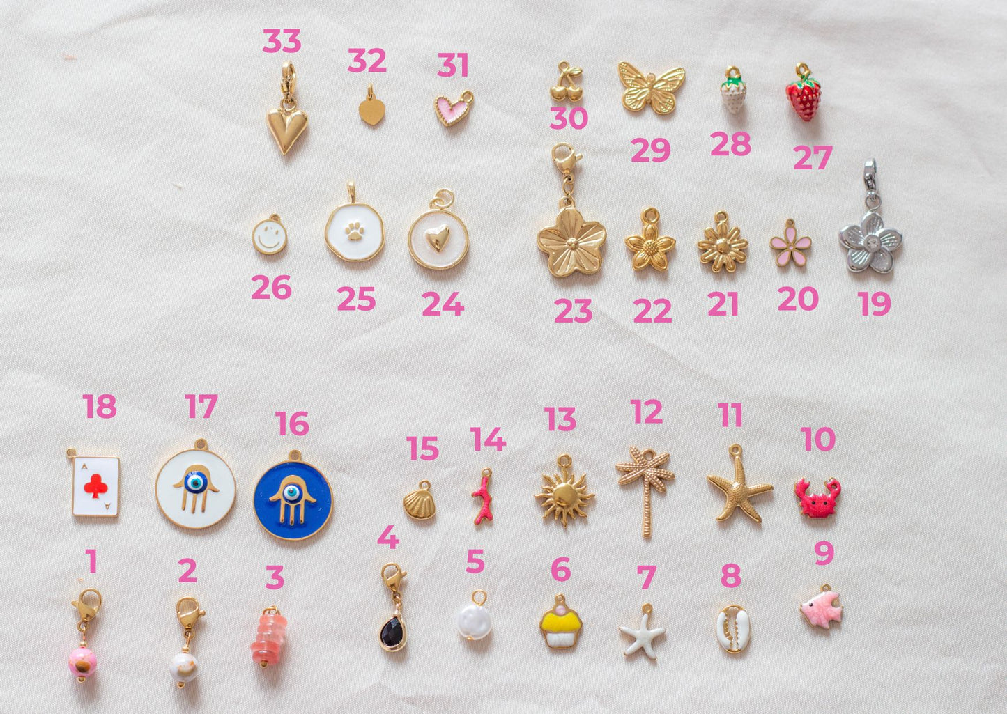 Collier Charms – Personnalisable