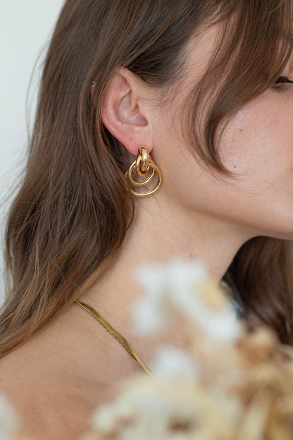 Boucles d'oreilles Sereine.