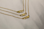 choosemi Colliers Lot de 3 colliers sisters en acier inoxydable