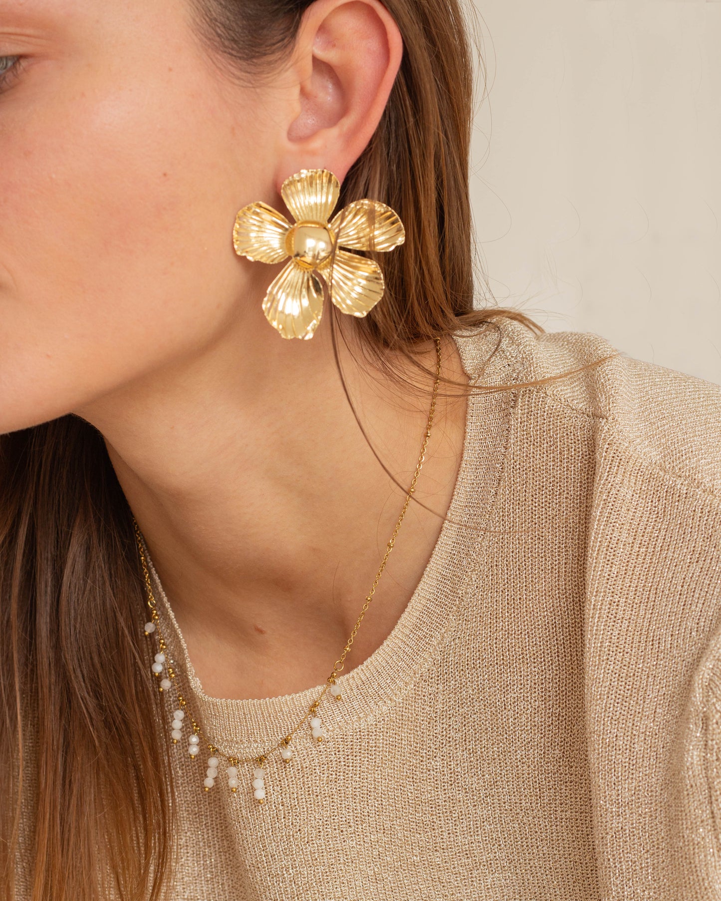 Boucles d'oreilles Fleurie - ChoosEmi