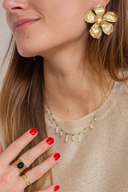Boucles d'oreilles Fleurie - ChoosEmi