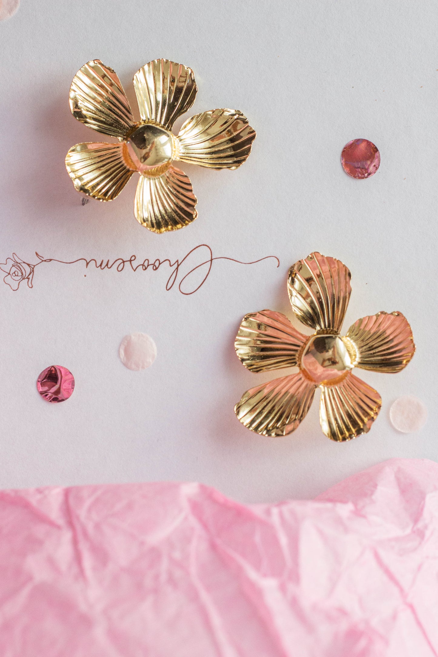 Boucles d'oreilles Fleurie - ChoosEmi