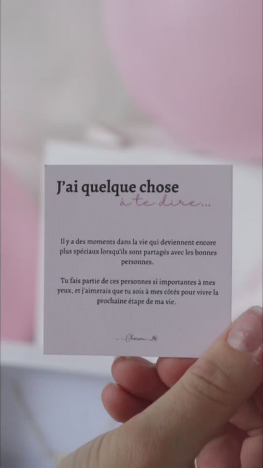 Box marraine avec bijou mystère